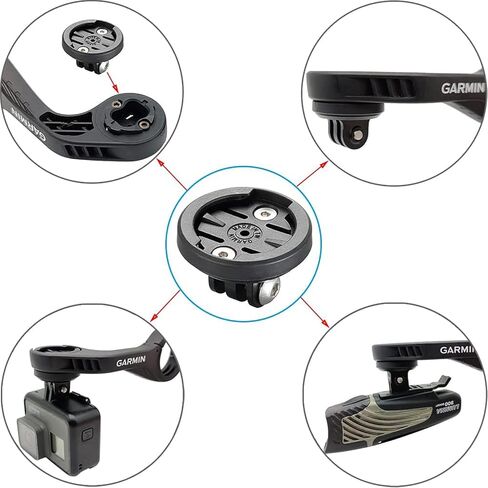 محول تركيب أمامي خارجي لـ Garmin Edge، محول إطلاق سريع ربع دورة متوافق مع كاميرا الحركة Gopro والمصباح الأمامي in Kuwait