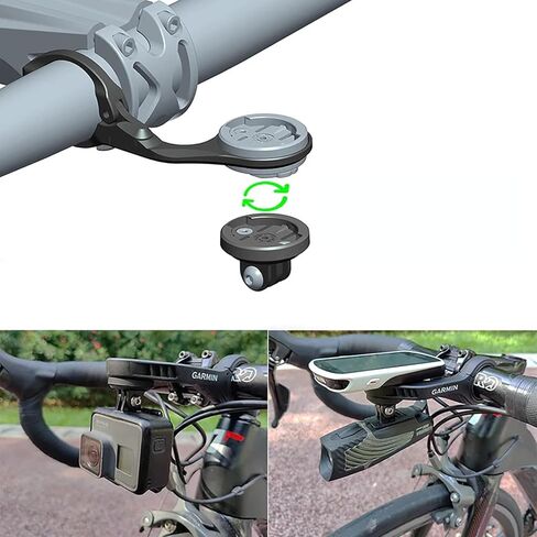محول تركيب أمامي خارجي لـ Garmin Edge، محول إطلاق سريع ربع دورة متوافق مع كاميرا الحركة Gopro والمصباح الأمامي in Kuwait
