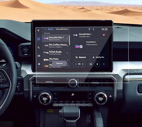 واقي شاشة لسيارة Toyota 4Runner 2025 2026 (Limited/Trailhunter/TRD Pro/Platinum/TRD Sport Premium/TRD Off-Road Premium) شاشة ملاحة من الزجاج المقوى مقاس 14 بوصة تعمل باللمس 9H طبقة مضادة للخدش عالية الوضوح in Kuwait