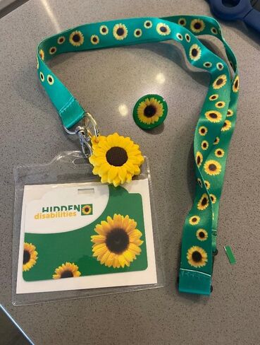 Compatible with Apple AirTag Case for AirTag Keychain,Airtag Holder,Protective Air Tag Holder, Portable Keyring Cover (Sunflower) in Saudi Arabia