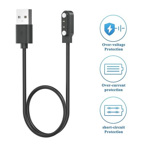 Vancle 2 حزمة لشاحن الساعة الذكية Gloryfit، كابل شحن مغناطيسي USB&USB-C للساعات الذكية GloryFit T80 T70 T60 T50 P99 P98 in Kuwait