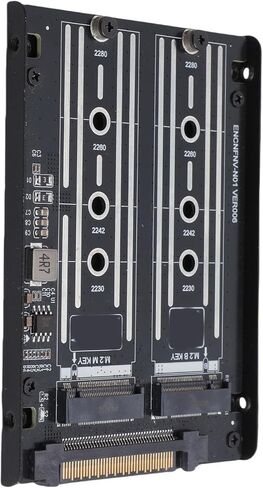 بطاقة محول VINGVO M.2 NVMe إلى U.2، بطاقة محول PCIe 4.0 6 جيجابت في الثانية، توافق مفتاح M. B مع أنظمة تشغيل متعددة تدعم تبريد الإطار المفتوح، مثالية لأجهزة الكمبيوتر المكتبية الخاصة بالمؤسسات in Kuwait