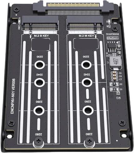 بطاقة محول VINGVO M.2 NVMe إلى U.2، بطاقة محول PCIe 4.0 6 جيجابت في الثانية، توافق مفتاح M. B مع أنظمة تشغيل متعددة تدعم تبريد الإطار المفتوح، مثالية لأجهزة الكمبيوتر المكتبية الخاصة بالمؤسسات in Kuwait