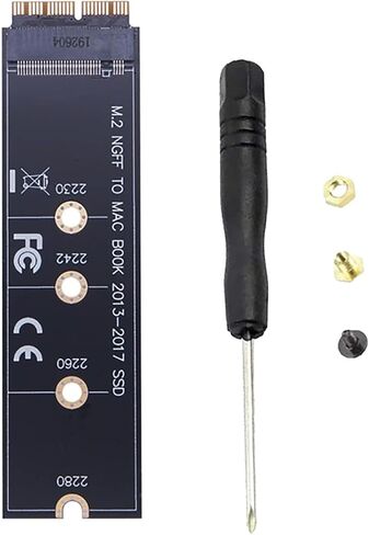 M.2 NVMe to MacBook SSD Adapter | PCIe 3.0 Converter Kit with Installation Tool for Storage Upgrade in Kuwait