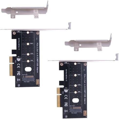 2PACK M.2 NVME SSD to PCIe 3.0 X4 Adapter Card Desktop Expansion Conversion Card in Kuwait