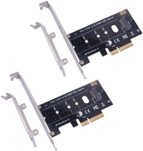 2PACK M.2 NVME SSD to PCIe 3.0 X4 Adapter Card Desktop Expansion Conversion Card in Kuwait