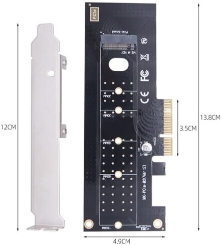 2PACK M.2 NVME SSD to PCIe 3.0 X4 Adapter Card Desktop Expansion Conversion Card in Kuwait