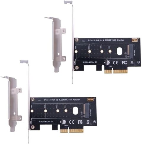 2PACK M.2 NVME SSD to PCIe 3.0 X4 Adapter Card Desktop Expansion Conversion Card in Kuwait