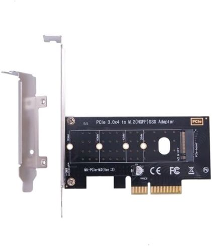 2PACK M.2 NVME SSD to PCIe 3.0 X4 Adapter Card Desktop Expansion Conversion Card in Kuwait
