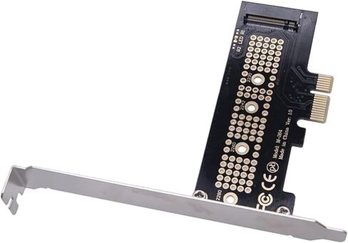 PCIe to M.2 NVMe SSD Adapter Card - Tool-Free Installation for 2230 2242 2260 2280 Sizes | Desktop PC Storage Upgrade‌ in Kuwait