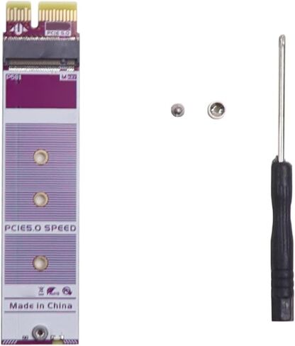 2 M.2 NVMe PCIe 5.0 Adapter Card 8Gbps Speed & Screwdriver Set for 2280/2242 / 2230 Storage Expansion Extension Card Storage Board Data Transfer Expansion Hard in Kuwait