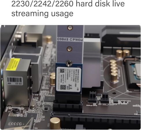 2 M.2 NVMe PCIe 5.0 Adapter Card 8Gbps Speed & Screwdriver Set for 2280/2242 / 2230 Storage Expansion Extension Card Storage Board Data Transfer Expansion Hard in Kuwait