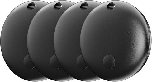 Air Tracker Tag IP67 Waterproof Bluetooth Tracker, Keychain Finder, Item Locator for Bags, Backpacks, Luggage, Wallets (Android Only Black-4) in Kuwait