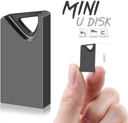 محرك فلاش USB سعة 64 جيجابايت مع محول من النوع C وحبل، محرك قلم USB 2.0 عالي السرعة، شريحة ذاكرة تخزين صغيرة للهاتف/الوسادة/الكمبيوتر الشخصي/الكمبيوتر المحمول - (فضي 64 جيجابايت) in Kuwait