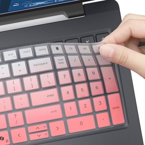 Keyboard Cover for Dell 16 Plus Laptop DB16250 DB16255/16 Plus 2-in-1 DB06250/16 DC16250 DC16251 20262025 16-inch Laptop (NOT FIT Dell 16 Premium DA16250, Dell Pro 16/Pro 16 Plus/Pro Max 16)-OPink in Kuwait