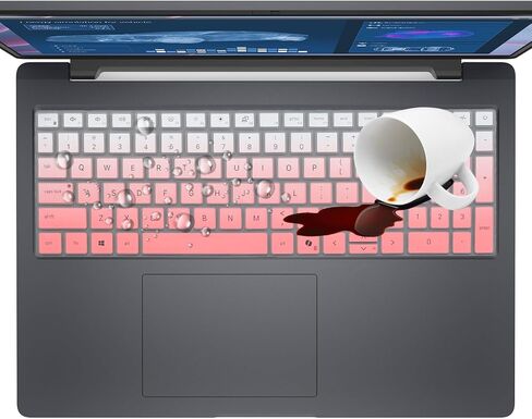 Keyboard Cover for Dell 16 Plus Laptop DB16250 DB16255/16 Plus 2-in-1 DB06250/16 DC16250 DC16251 20262025 16-inch Laptop (NOT FIT Dell 16 Premium DA16250, Dell Pro 16/Pro 16 Plus/Pro Max 16)-OPink in Kuwait