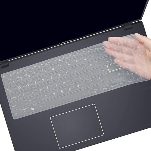 غطاء لوحة المفاتيح لجهاز ASUS Vivobook Go Laptop L510KA L510KA-NB21 L510KA-ES04 15.6 بوصة غطاء حماية للوحة مفاتيح الكمبيوتر المحمول - شفاف in Kuwait