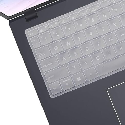 غطاء لوحة المفاتيح لجهاز ASUS Vivobook Go Laptop L510KA L510KA-NB21 L510KA-ES04 15.6 بوصة غطاء حماية للوحة مفاتيح الكمبيوتر المحمول - شفاف in Kuwait