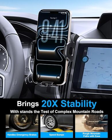 ELOHEI Phone Mount for Subaru Forester/XV with Custom Base, Custom Fit Car Phone Holder for Subaru Forester 2019 2020 2021 2022 2023 2024 / Subaru XV 2018 2019 2020 2021 Car Accessories (HE05) in Kuwait