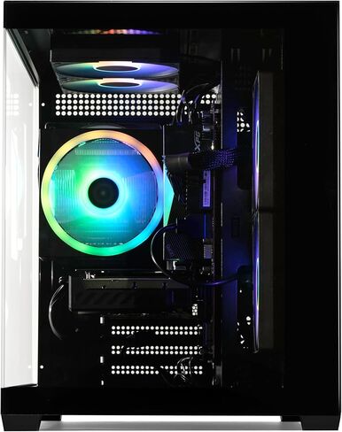 سطح المكتب STORMCRAFT Sirius Gaming Desktop Intel i5 14400F، RTX 5060 Ti 16GB، 32GB DDR5 6000 MHz، 1TB NVMe SSD، مجموعة شرائح B760، USB Type-C، VR-Ready، Wi-Fi 6E، بلوتوث، Win 11 Home، أجهزة الكمبيوتر البرجية للألعاب AI in Kuwait
