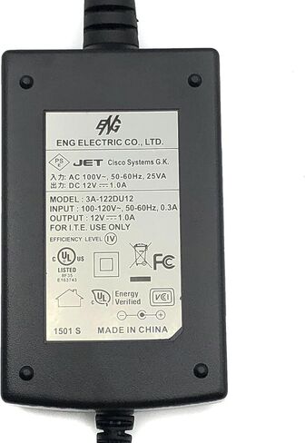 AC Adapter for Linksys Broadband Router RT31P2 WAP300N E1000 E2500 WRT54G2 WRT610N E900 N300 E1550 E1500 WRT160N N600 E1200-NP WRT330N WRT310N WRT54GX4 WRT320N in Kuwait
