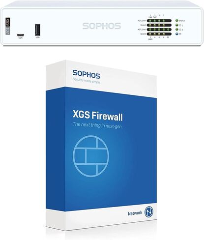 جدار حماية Sophos XGS 107 من الجيل التالي مع حماية Xstream، لمدة عام (سلك طاقة أمريكي) (IA1Z1CSUS) in Kuwait