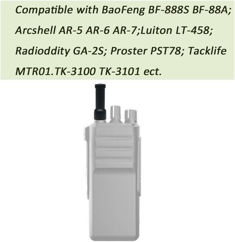 UHF 400-470MHz هوائي قصير SMA أنثى هوائي لBaoFeng UV-5R BF-F8HP BF-888S Arcshell AR-5RM كينوود TK-3140 TK-3170 TK-3160 جهاز اتصال لاسلكي اتجاهين راديو 20 حزمة in Kuwait