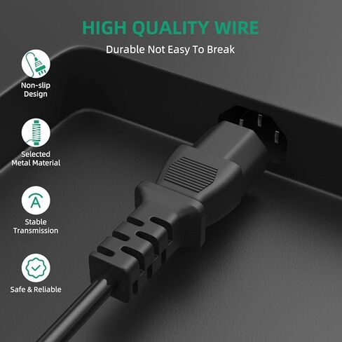 Power Station Power Cord for Ecoflow Charger 3 Prong AC Power Cord for ECOFLOW Delta Pro 3/Delta Pro Ultra/Delta 2 Max Power Supply Cord 5 Feet in Kuwait