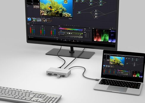 موزع USB4v2 بسرعة 80 جيجابت في الثانية، متوافق مع Thunderbolt 5، قاعدة توصيل صغيرة 8 في 1 مع فتحة NVMe SSD بسرعة 7000 ميجابايت/ثانية، 8K@60 هرتز، قارئ CFexpress Type A/SD 4.0، متوافق مع MacBook Pro وWindows والمزيد in Kuwait