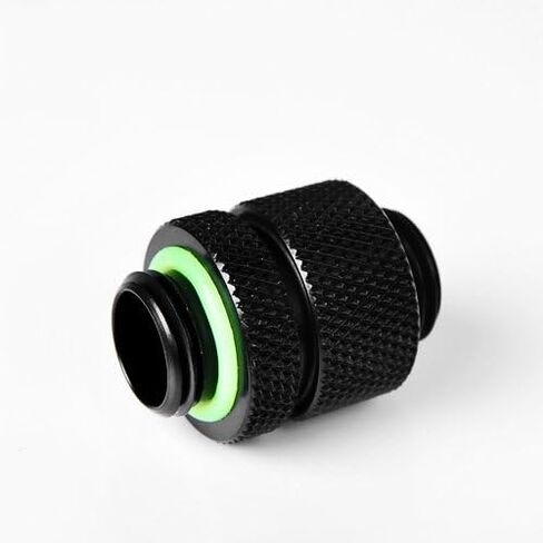 بارو G1/4" ذكر إلى ذكر D-Plug Fitting، 15 مم، أسود in Kuwait
