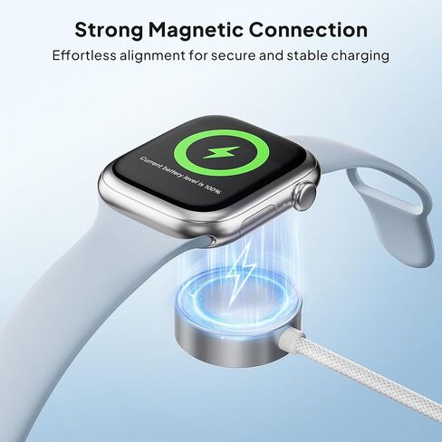 محول Elebase لهاتف iPhone 17 Air Pro Max، ومحول USB إلى USB C 4 حزم وكابل شاحن Apple Watch 11 4FT ومحول USB A in Kuwait