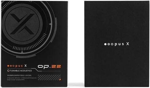 Op.22 Earphpne 2DD 2BA شاشات داخل الأذن مع خيارات ضبط قابلة للتعديل 0.78 2pin S كابل 3.5 ملم بدون ميكروفون in Kuwait