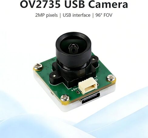 2MP USB Camera Module, 1080P HD Webcam with 96 Degree Wide Angle Lens and USB2.0 Type C SH1.0 4P Interface, Support for OS X PC Laptop in Kuwait