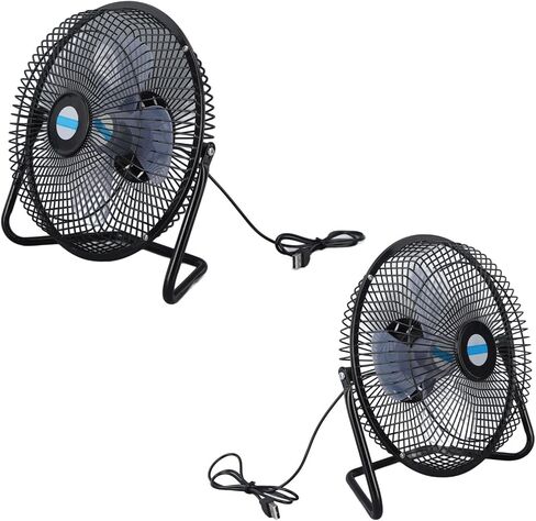 Focket Solar Panel Fan, 10W Solar Powered Fan with 50W Cooling Power Four USB Ports for Home Greenhouse RV Car Ventilation Outdoor Activities in Kuwait