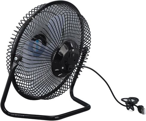 Focket Solar Panel Fan, 10W Solar Powered Fan with 50W Cooling Power Four USB Ports for Home Greenhouse RV Car Ventilation Outdoor Activities in Kuwait