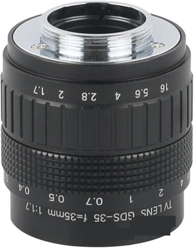 Microscopes Lens Big View High Working Distance 35mm Fixed Lens C Mount Lens Manual Zoom Lens Fo Industrial Video Microscope Camera Microscope Eyepieces for Optical Microscope in Kuwait