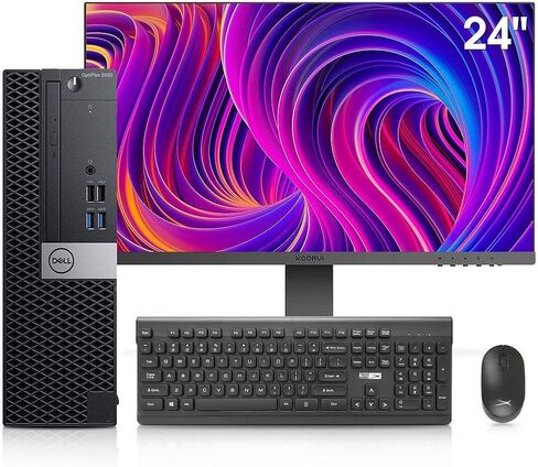 Dell OptiPlex 5050 Desktop Computers with 24 (Renewed) in Kuwait