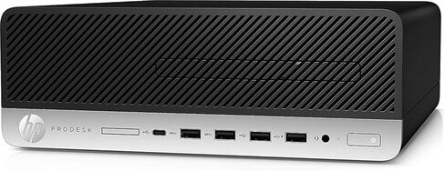 HP ProDesk 600 G4 SFF Desktop PC, 24" FHD Monitor, Core i5-8500T, 16 GB RAM, 1TB SSD, Keyboard & Mouse, USB WiFi, USB BT, Windows 11 Pro (Renewed) in Kuwait