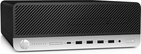 HP ProDesk 600 G4 SFF Desktop PC, 24" FHD Monitor, Core i5-8500T, 16 GB RAM, 1TB SSD, Keyboard & Mouse, USB WiFi, USB BT, Windows 11 Pro (Renewed) in Kuwait
