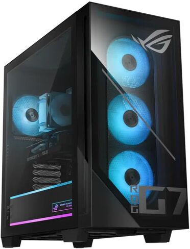 ASUS ROG G700 Gaming Desktop PC - Intel Core Ultra 9 285 Processor, 2TB NVMe SSD, 32GB DDR5 RAM, NVIDIA GeForce RTX 5060 8GB Graphics, RGB Lighting, Backlight Keyboard & Mouse, Windows 11 Pro in Kuwait