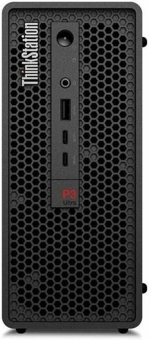 محطة عمل Lenovo ThinkStation P3 Ultra Gen 2 30J5002VUS - 1 × Intel Core Ultra 5 2nd Gen 235 - تقنية vPro - 32 جيجابايت - 512 جيجابايت SSD - عامل شكل صغير - شريحة Intel W880 - Windows 11 Pro - 1 × NVIDI in Kuwait