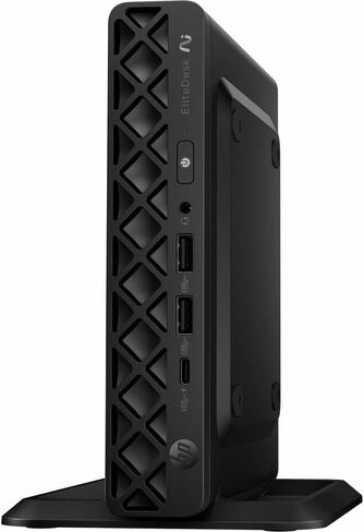 HP EliteDesk 8 G1a Desktop Computer - Mini PC - AMD Ryzen AI 5 PRO 340-16 GB RAM - 256 GB SSD - Windows 11 Pro - Radeon 840M Graphics - Jack Black - English Keyboard - IEEE 802.11b in Kuwait