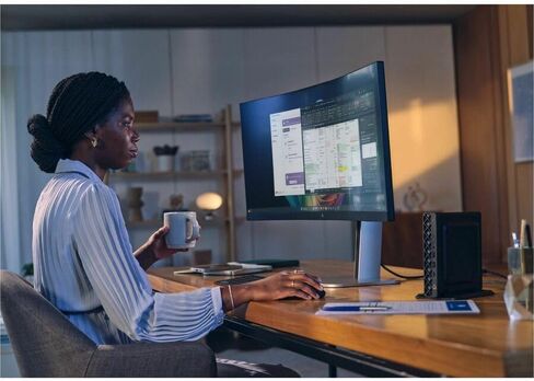 HP EliteDesk 8 G1a Desktop Computer - Mini PC - AMD Ryzen AI 5 PRO 340-16 GB RAM - 256 GB SSD - Windows 11 Pro - Radeon 840M Graphics - Jack Black - English Keyboard - IEEE 802.11b in Kuwait
