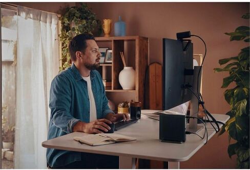 HP EliteDesk 8 G1a Desktop Computer - Mini PC - AMD Ryzen AI 5 PRO 340-16 GB RAM - 256 GB SSD - Windows 11 Pro - Radeon 840M Graphics - Jack Black - English Keyboard - IEEE 802.11b in Kuwait