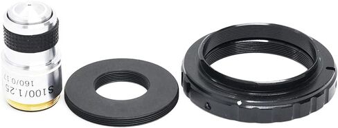 Inside Thread (20mm) Lens Adapter for Microscopio Objective to M42 Mount Inside Thread Objective in Kuwait