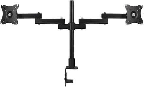 Dual Monitor Stand Full Motion Adjustable Desk Mount for 10-27 Inch Screens with Grommet Base Foldable Arm Bracket for Pc Monitors-One Color-XD60 in Kuwait