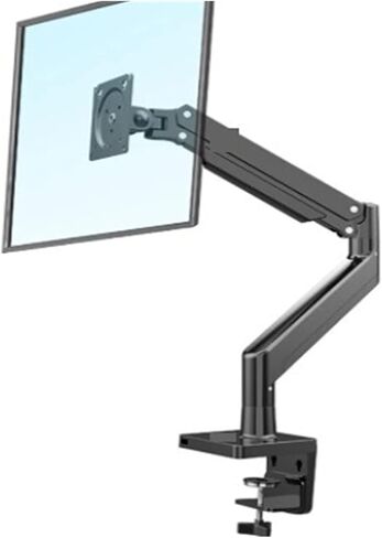 Screen Stand, Gas Spring Arm 22-40 Inch Curved Arc Screen Desktop Monitor Holder 360 Rotate 3-15Kgs Monitor Mount Arm with USB 3.0 Port-Silver Grey-1 in Saudi Arabia