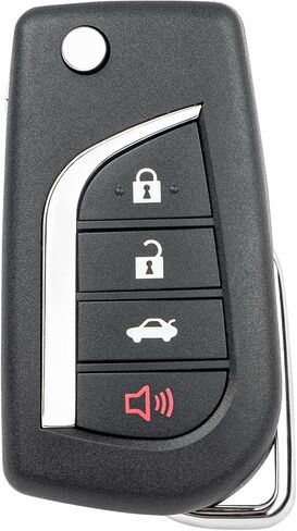 Vurkcy Key Fob Replacement for 2018-2023 Toyota Camry/ 20-21 Corolla Car Keyless Entry Remote Control, HYQ12BFB, 4 Buttons in Kuwait