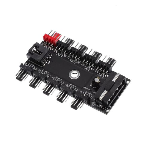 1pc Desktop Computer Fan Hub Port Pin Cooling Fan Adapter for Enhanced Computer Cooling Easy Installation Design for Gaming and Workstations in Kuwait