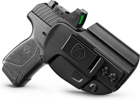 MUNALO IWB Holster Compatible with Ruger MAX-9 3.20" Barrel (Standard & ReadyDot) - Hybrid Concealed Carry Holster with Optic Cut, Appendix Carry Inside Waistband, Right-Hand Draw in Saudi Arabia